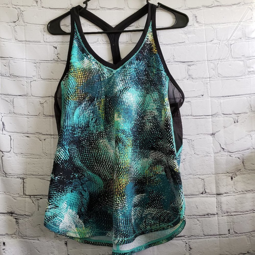 Lululemon Fast Lane Singlet Seawheeze Edition